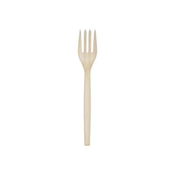 Eco-Products Eco-Products , Fork, Plantstarch (PSM), Cream, 50/Pack EP-S002PK - main